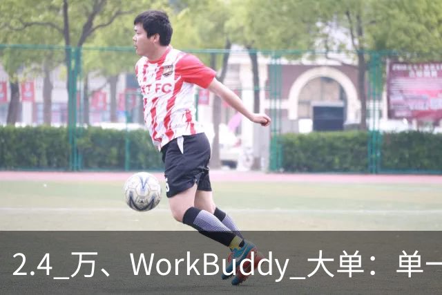 2.4 万、WorkBuddy 大单：单一来源、腾讯云